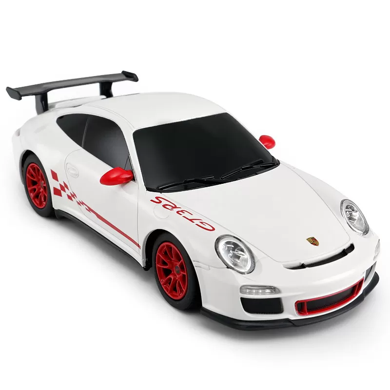 Masina cu telecomanda porsche gt3 rs alb cu scara 1 la 24, varsta de la 3 ani la +15 ani [6]