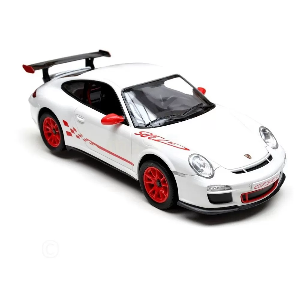 Masina cu telecomanda porsche gt3 rs alb cu scara 1 la 24, varsta de la 3 ani la +15 ani [8]