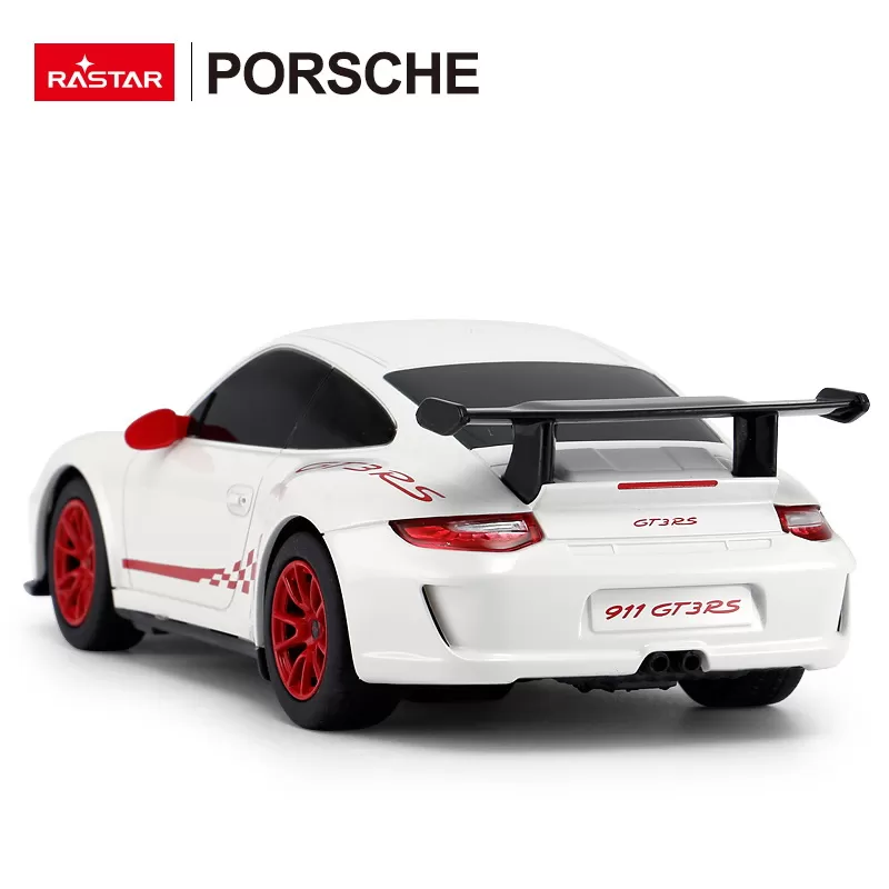 Masina cu telecomanda porsche gt3 rs alb cu scara 1 la 24, varsta de la 3 ani la +15 ani [3]
