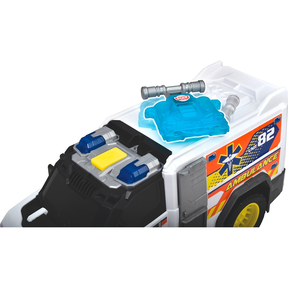 Masina de ambulanta Dickie Toys Medical Responder 30 cm cu lumini si sunete [5]