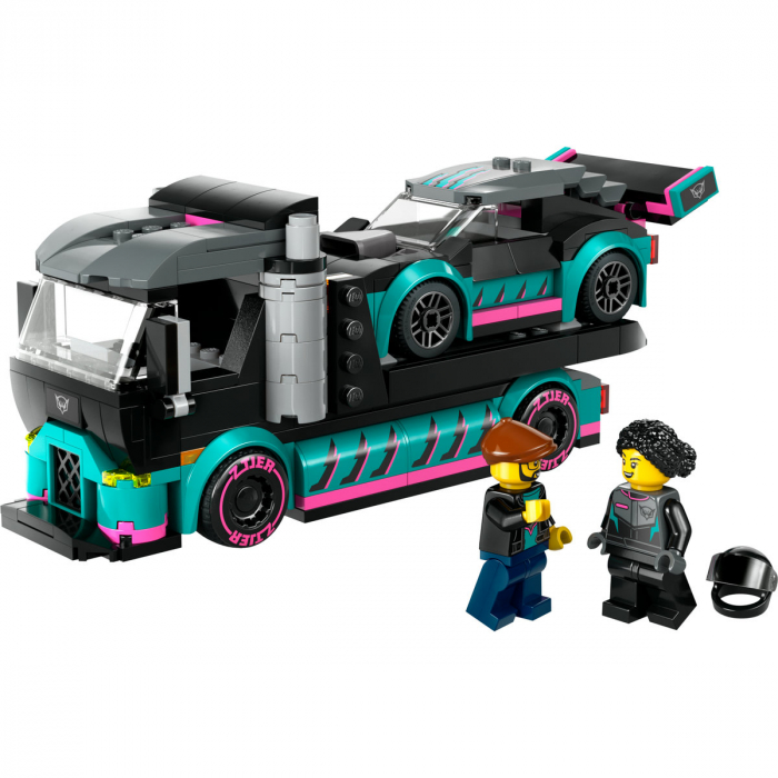 Masina de curse si camion transportator, varsta de la 6 ani la 10 ani [6]
