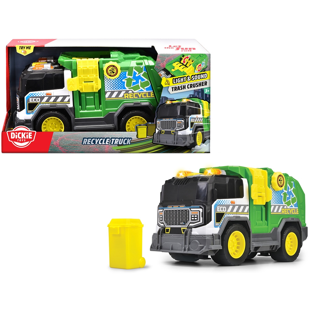 Masina de gunoi Dickie Toys Recycle Truck 30 cm cu lumini si sunete [9]