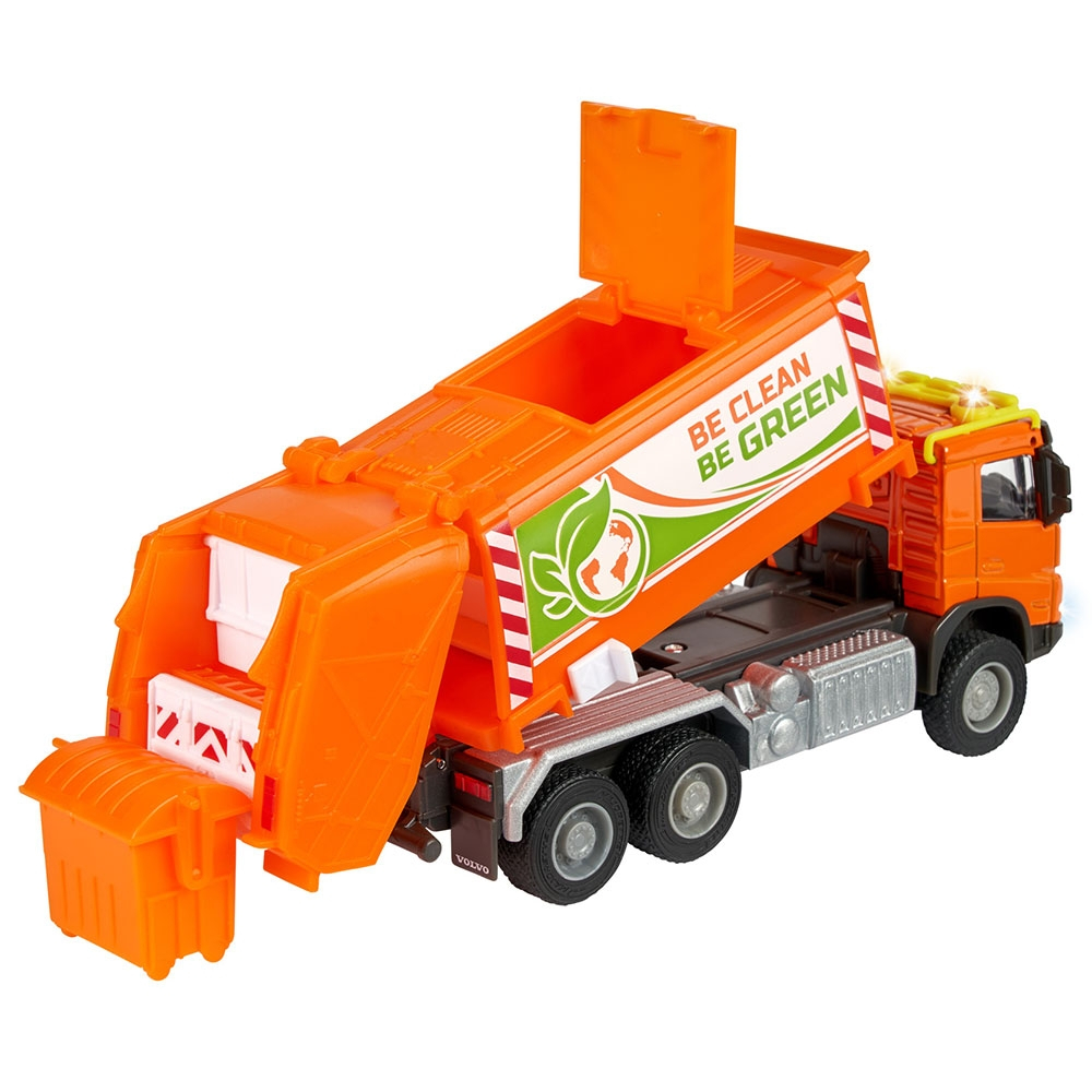 Masina de gunoi Majorette Volvo Garbge Collector cu tomberon [3]