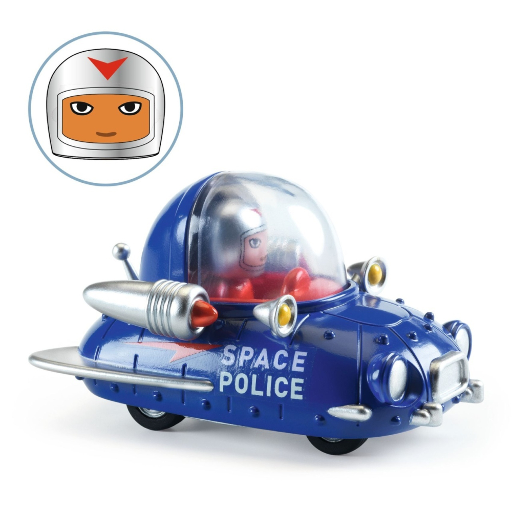 Masina de politie spatiala, Colectia Crazy Motors, Djeco Baiat, varsta 3 - 6 ani, 6 - 9 ani [2]