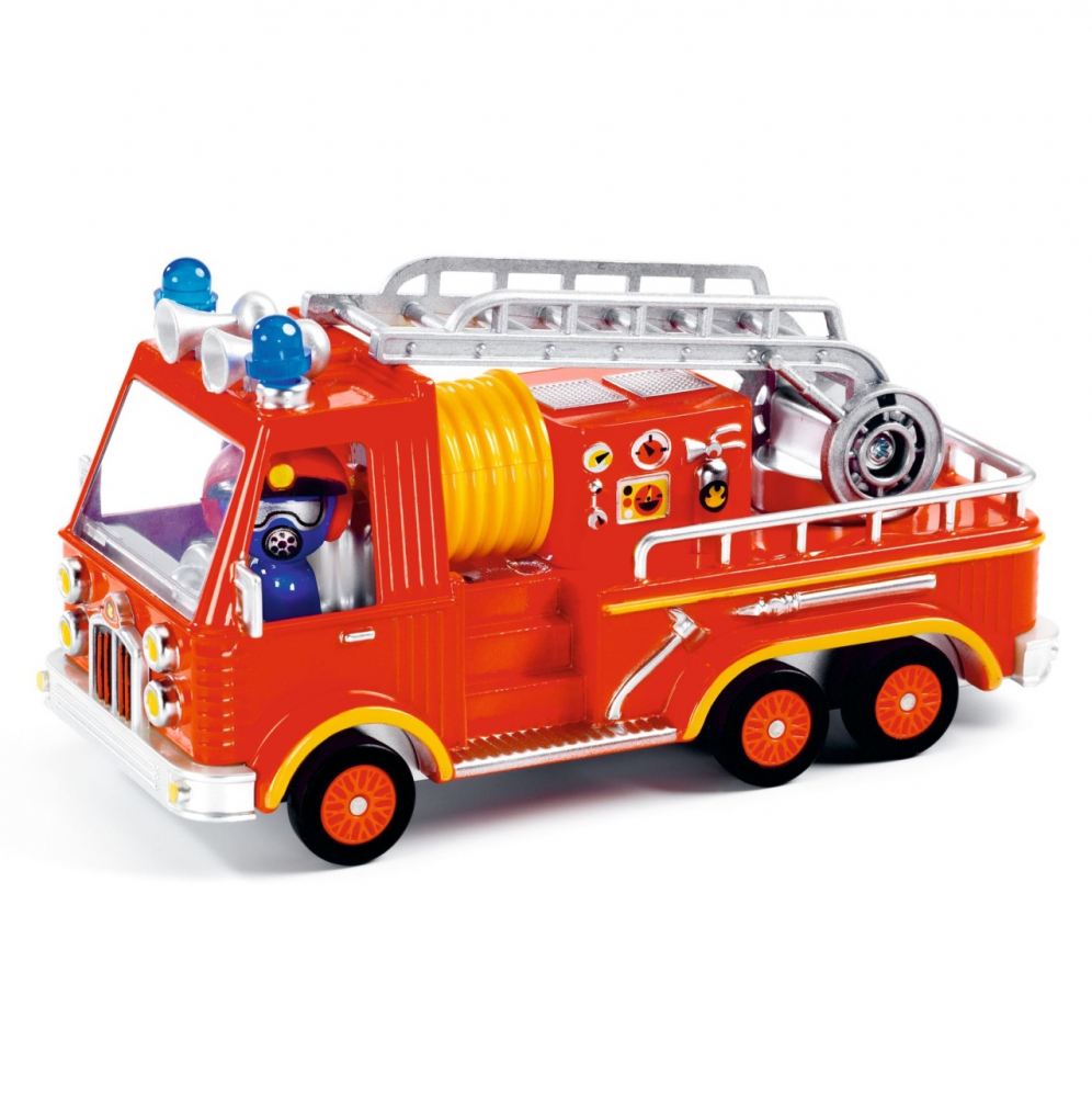 Masina de pompieri Colectia Crazy Motors, Djeco, varsta 3 - 6, 6 - 9 ani, Baiat [1]