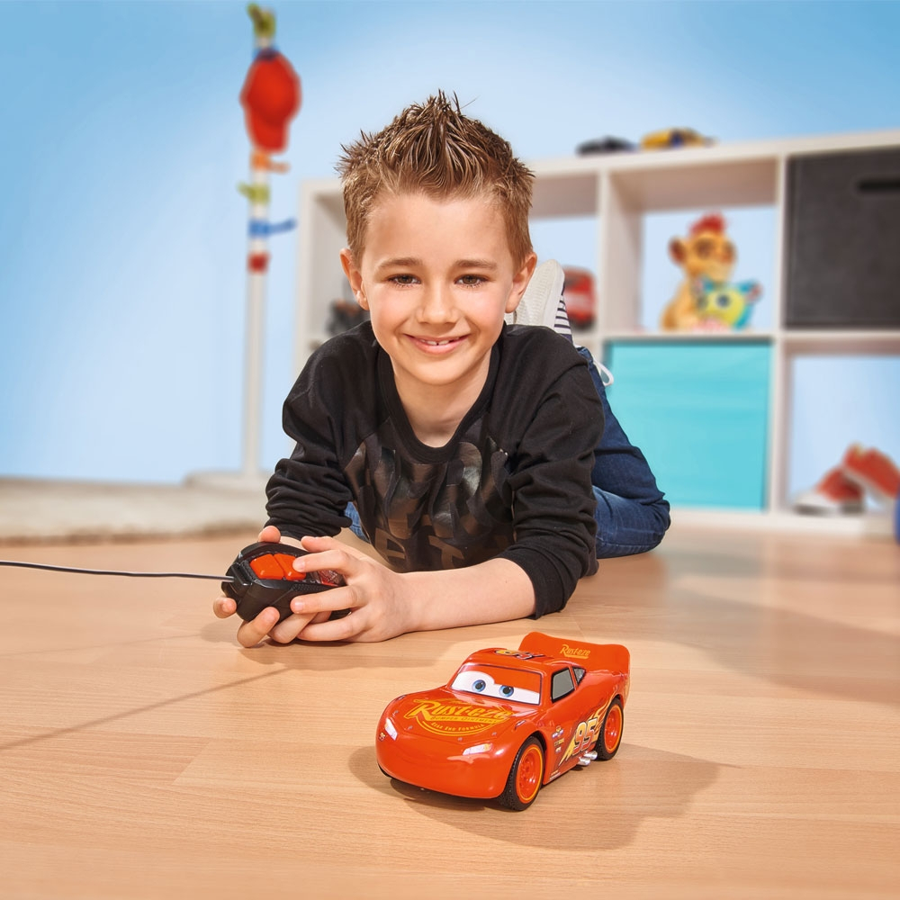 Masina Dickie Toys Cars 3 Single-Drive Lightning McQueen cu telecomanda [2]