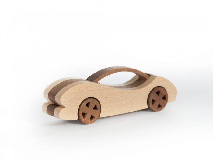 Masina handmade Marc toys Lila, varsta 3 - 6 ani, Baiat [3]