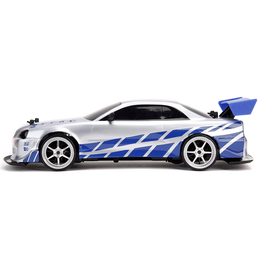 Masina Jada Toys Fast and Furious Nissan Skyline GTR Drift cu anvelope si telecomanda [4]
