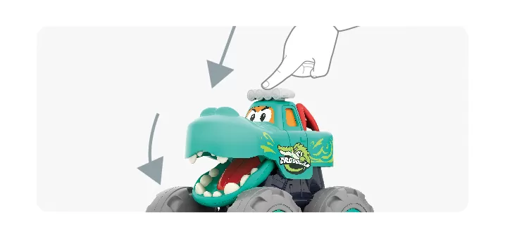 Masinuta bebe monster truck crocodilul, varsta de la 1 an la 4 ani [4]
