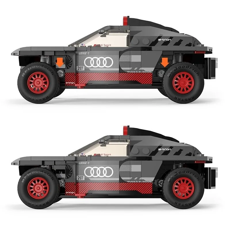 Masinuta construibila audi rs q e tron scara 1 la 30, copii varsta 6 ani pana la +15 ani [3]