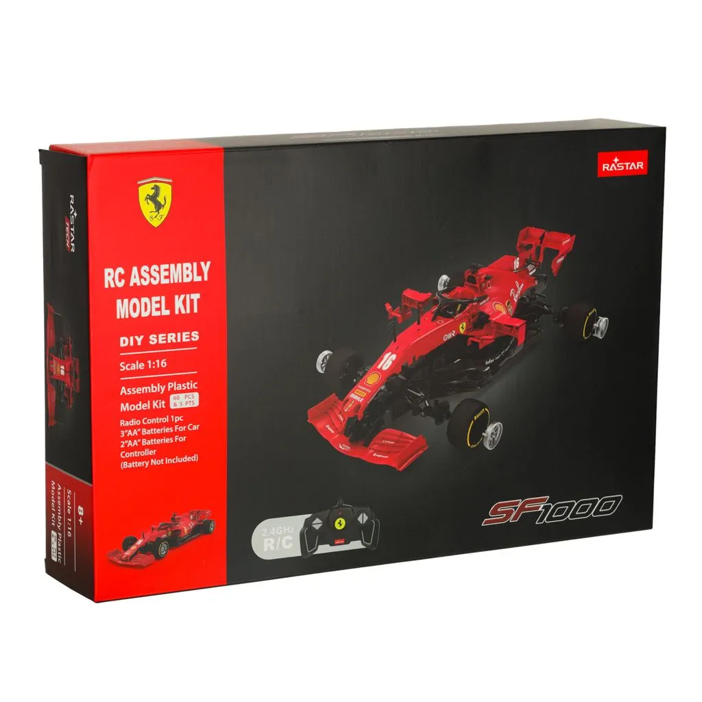 Masinuta construibila cu telecomanda ferrari sf1000 scara 1 la 16, copii 8 ani pana la +15 ani [1]