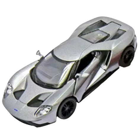Masinuta die cast Ford GT 2017, scara 1:38, 12.5 cm, gri [1]