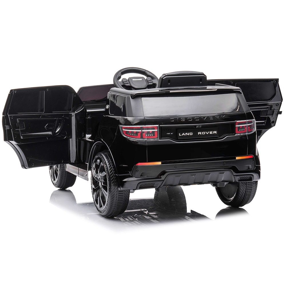 Masinuta electrica Chipolino SUV Land Rover Discovery cu scaun din piele si roti EVA black [10]