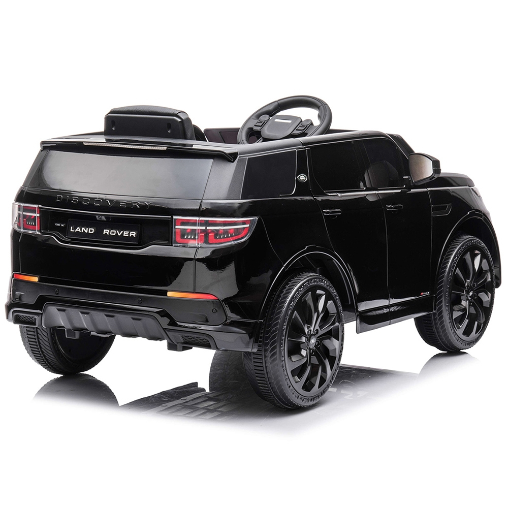 Masinuta electrica Chipolino SUV Land Rover Discovery cu scaun din piele si roti EVA black [7]