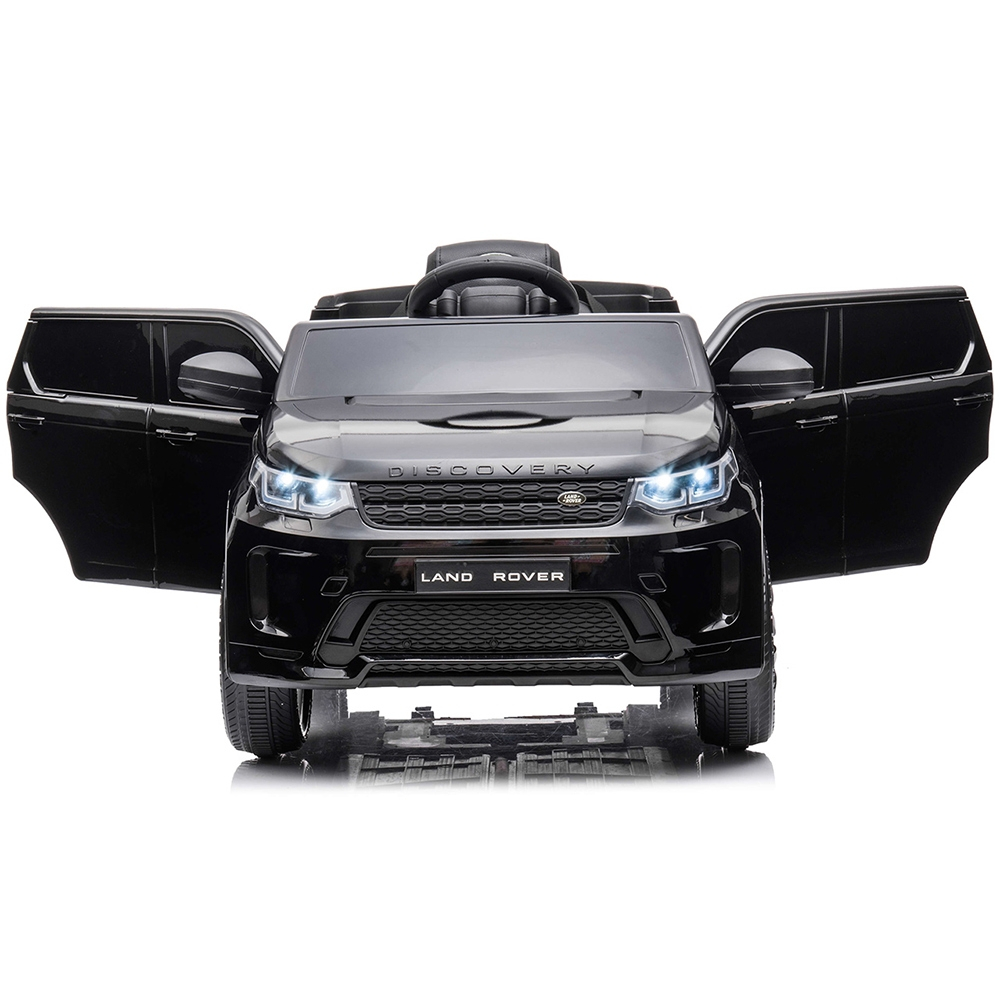Masinuta electrica Chipolino SUV Land Rover Discovery cu scaun din piele si roti EVA black [8]