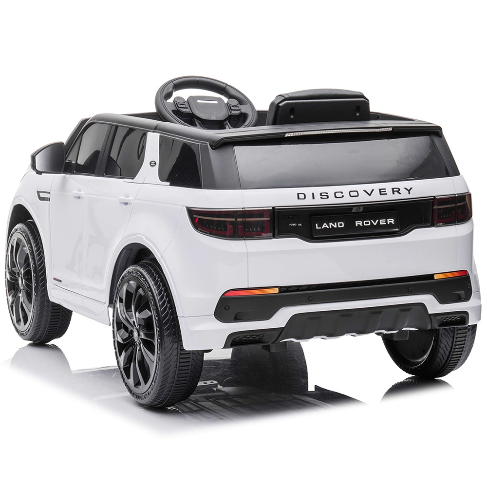 Masinuta electrica Chipolino SUV Land Rover Discovery cu scaun din piele si roti EVA white [15]