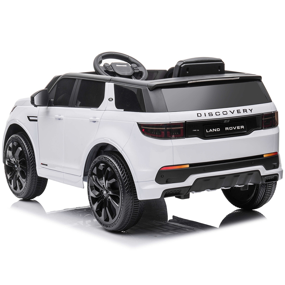 Masinuta electrica Chipolino SUV Land Rover Discovery cu scaun din piele si roti EVA white [5]