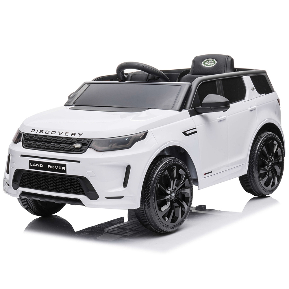 Masinuta electrica Chipolino SUV Land Rover Discovery cu scaun din piele si roti EVA white [16]