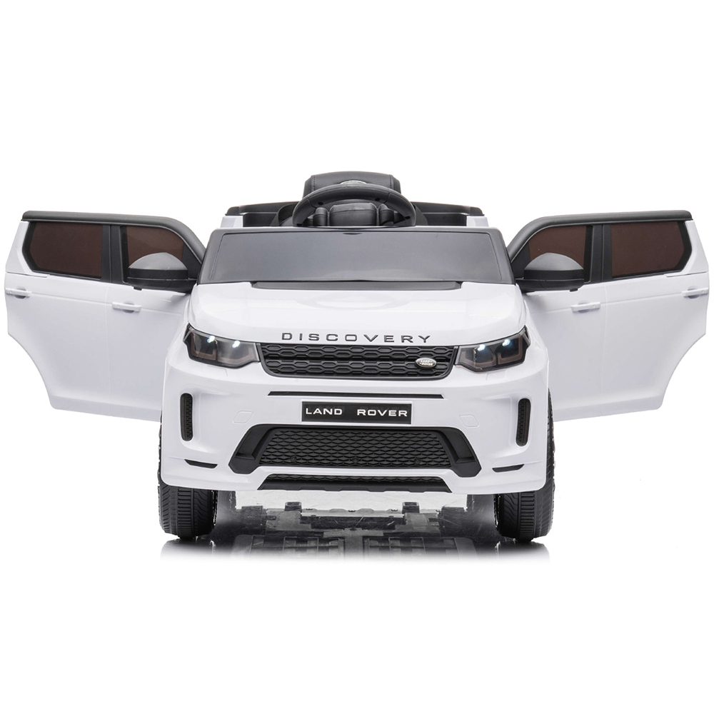 Masinuta electrica Chipolino SUV Land Rover Discovery cu scaun din piele si roti EVA white [8]