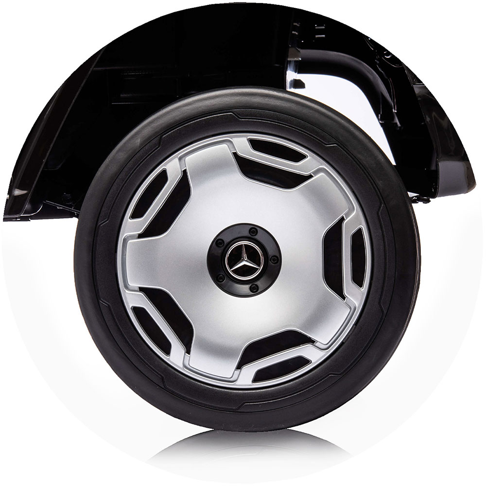 Masinuta electrica Chipolino SUV Mercedes EQG cu scaun din piele si roti EVA black [9]