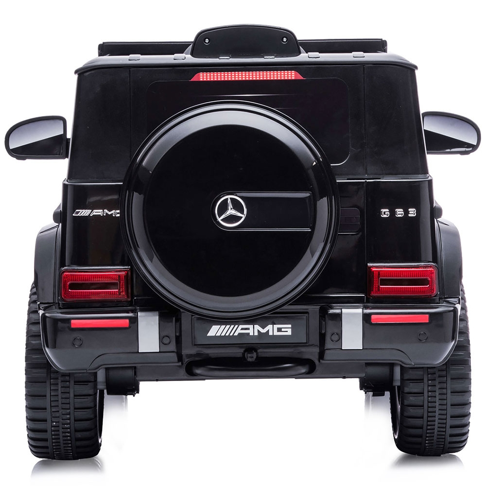Masinuta electrica Chipolino SUV Mercedes G63 AMG cu scaun din piele si roti EVA black [8]