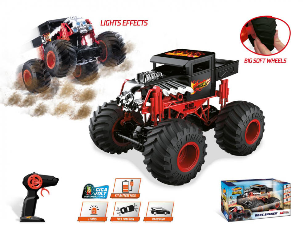 Masinuta hw monster trucks bone shaker [3]