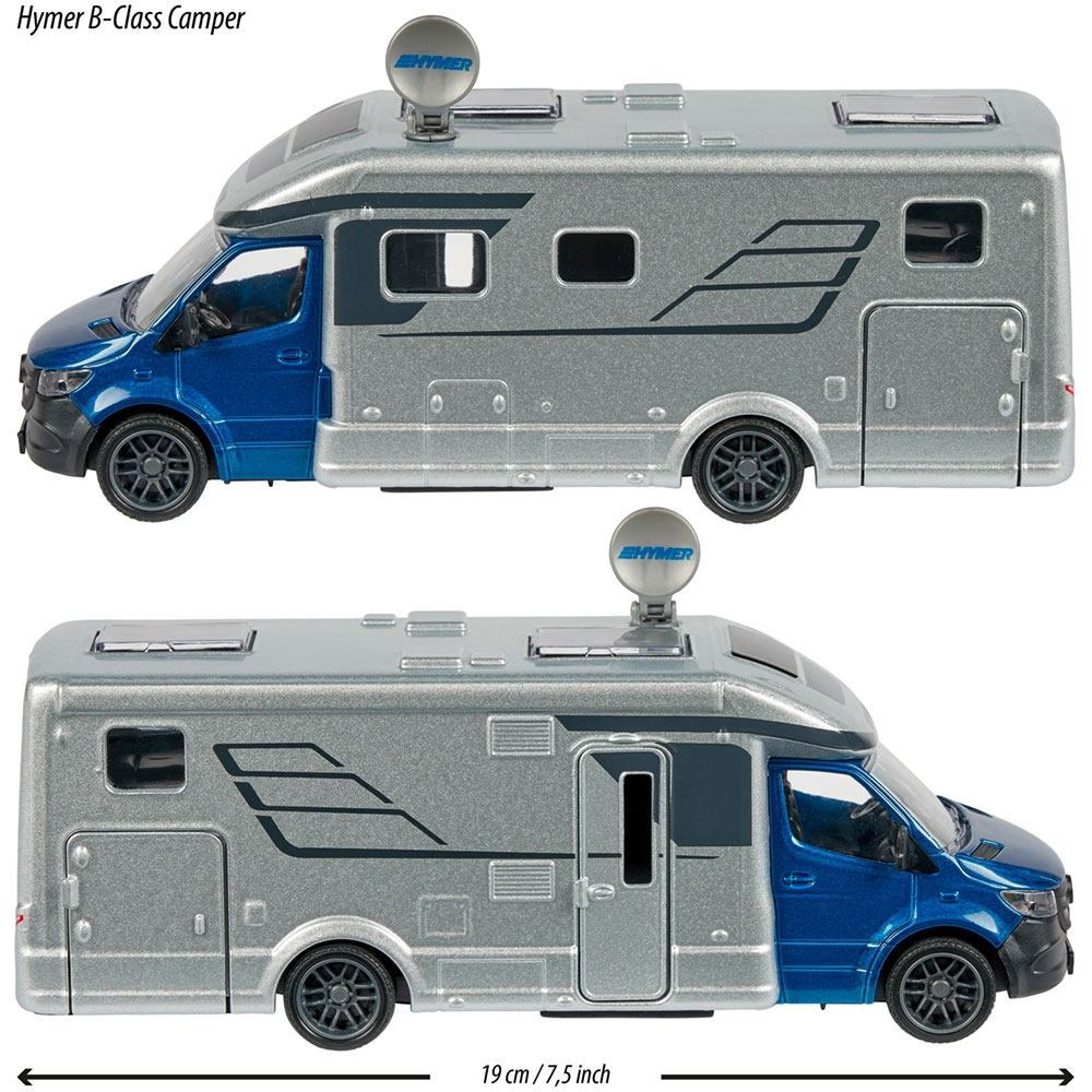 Masinuta Majorette Hymer B-Class Camper cu lumini si sunete [3]