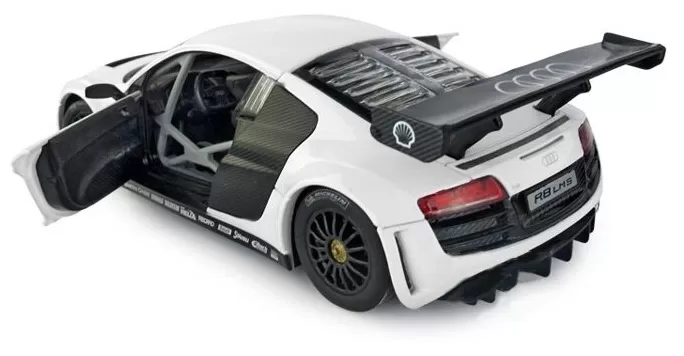 Masinuta metalica audi r8 alb scara 1 la 24, varsta de la 3 ani la +15 ani [5]