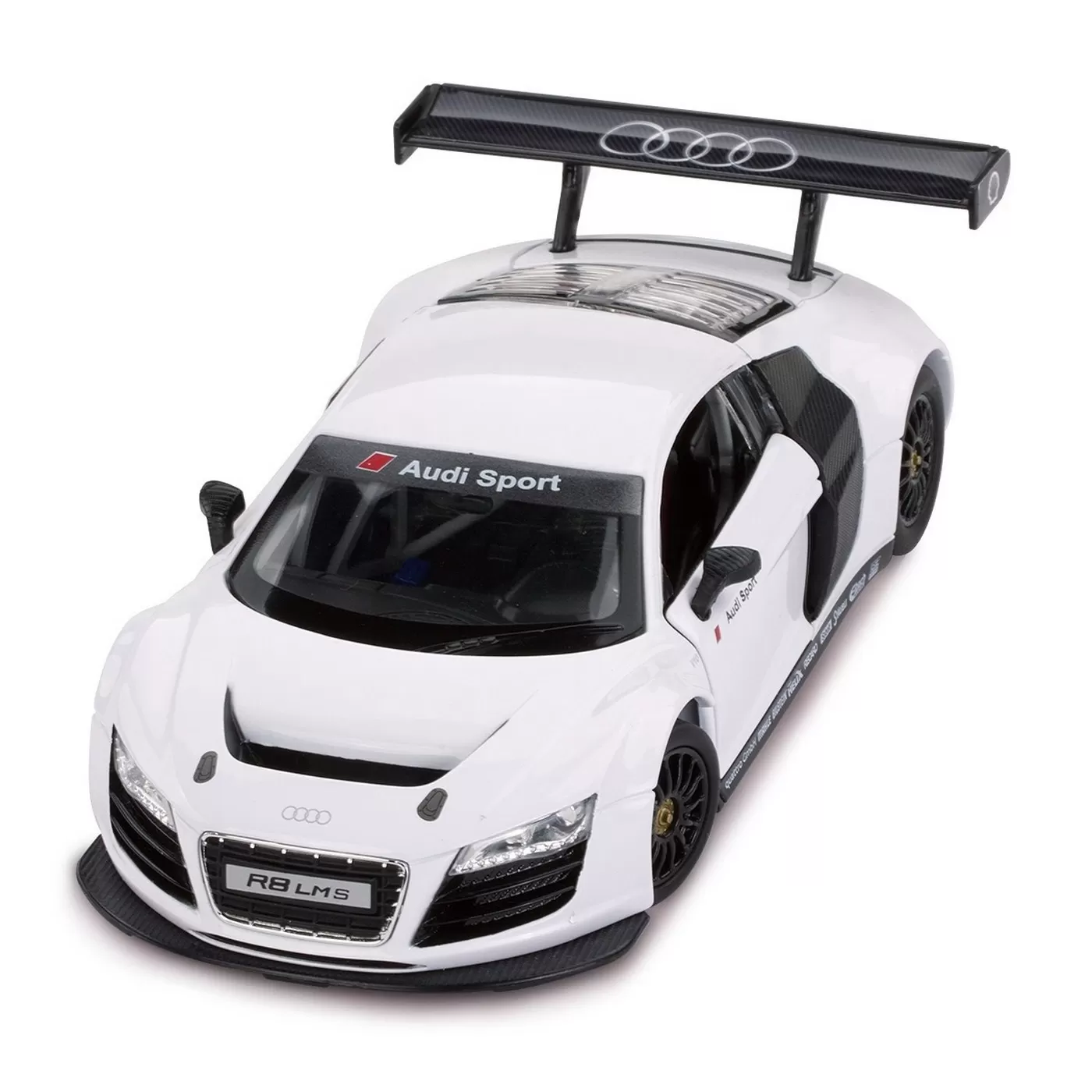 Masinuta metalica audi r8 alb scara 1 la 24, varsta de la 3 ani la +15 ani [9]