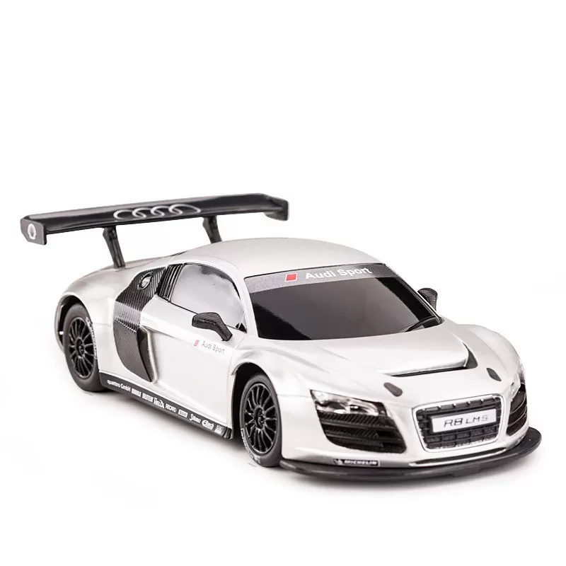 Masinuta metalica audi r8 argintie scara 1 la 24, varsta de la 3 ani la +15 ani [3]