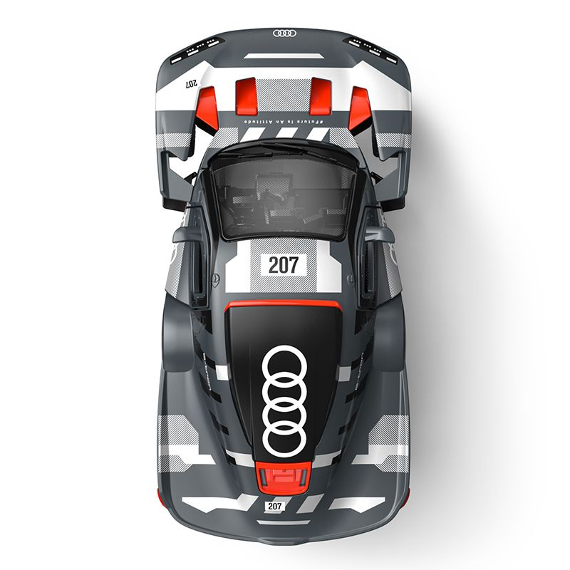 Masinuta metalica audi rs q e tron scara 1 la 32 [6]