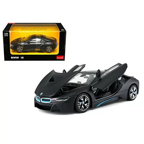 Masinuta metalica bmw i8 negru scara 1 la 24, varsta de la 3 ani la +15 ani [2]