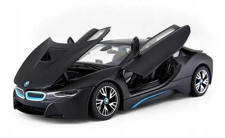 Masinuta metalica bmw i8 negru scara 1 la 24, varsta de la 3 ani la +15 ani [3]