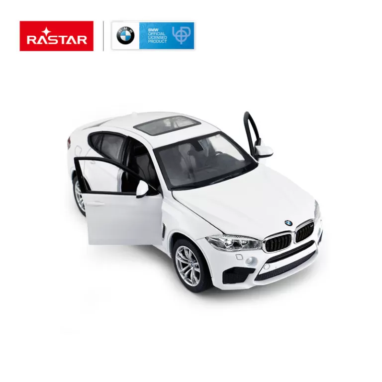 Masinuta metalica bmw x6m alb scara 1 la 24, varsta de la 3 ani la +15 ani [2]