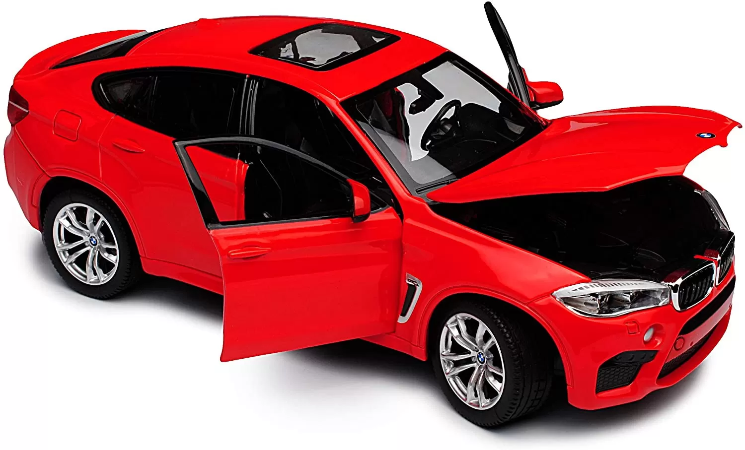 Masinuta metalica bmw x6m rosu scara 1 la 24, varsta de la 3 ani la +15 ani [3]