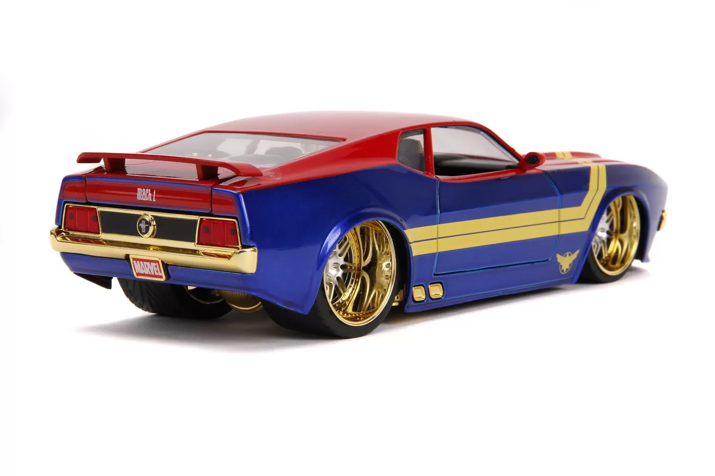 Masinuta metalica captain marvel 1973 ford mustang mach 1 scara 1 la 24 [3]