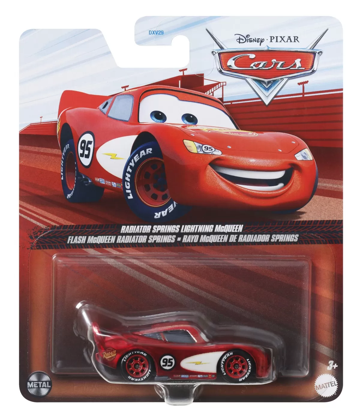 Masinuta metalica cars3 personajul fulger mcqueen radiator springs, varsta de la 3 ani la 10 ani [1]