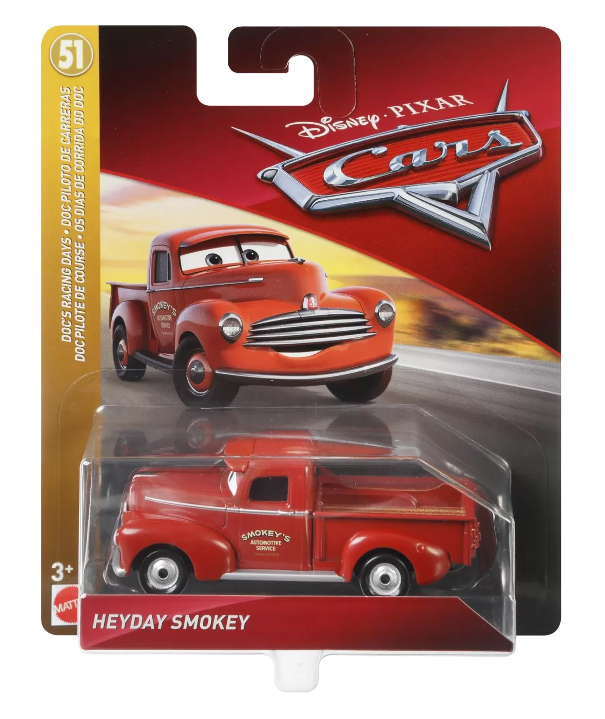 Masinuta metalica cars3 personajul heyday smokey, varsta de la 3 ani la 10 ani [1]