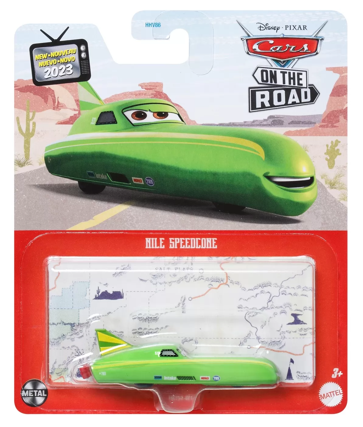 Masinuta metalica cars3 personajul nile speedcone, varsta de la 3 ani la 10 ani [1]