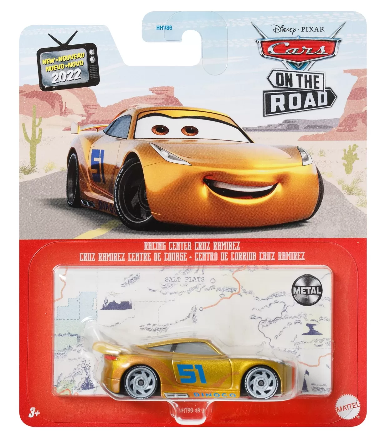 Masinuta metalica cars3 personajul racing center cruz ramirez, varsta de la 3 ani la 10 ani [1]