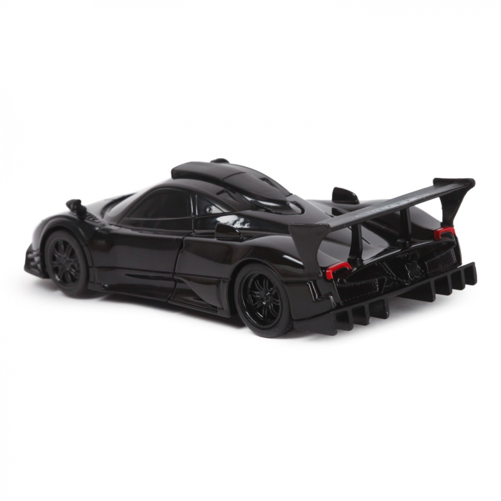Masinuta metalica convertibila pagani zonda r negru cu scara 1 la 32, varsta de la 3 ani la +15 ani [3]