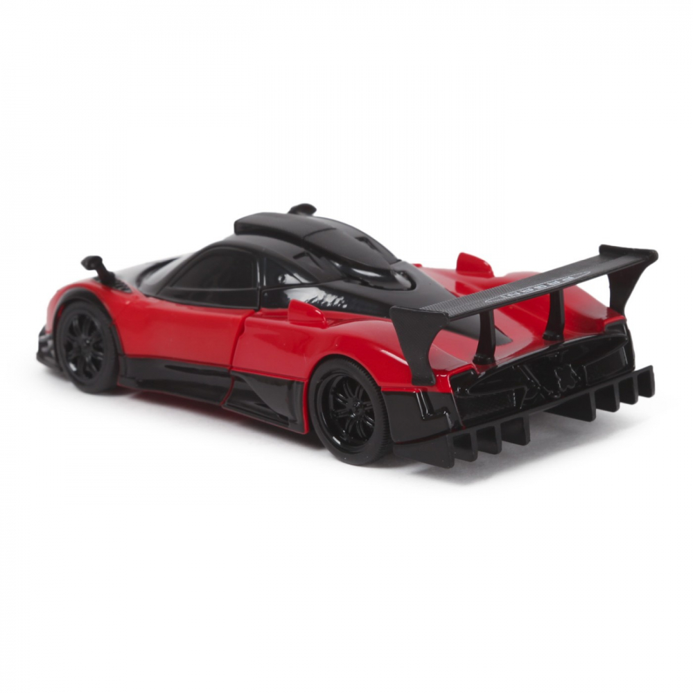Masinuta metalica convertibila pagani zonda r rosu cu scara 1 la 32, varsta de la 3 ani la +15 ani [3]