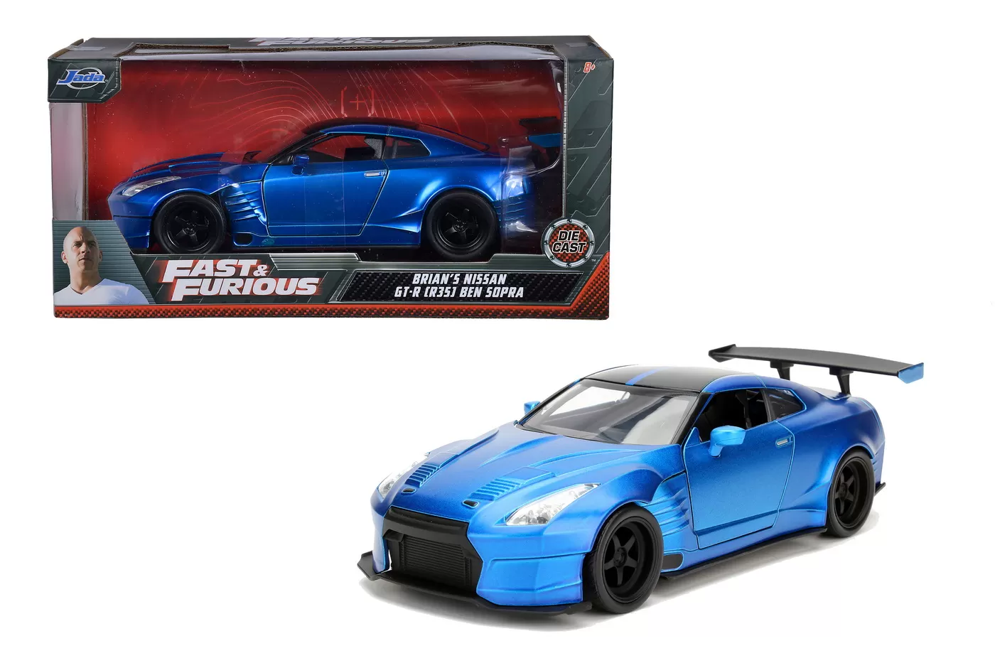 Masinuta metalica fast and furious 2009 nissan ben sopra scara 1 la 24 [1]