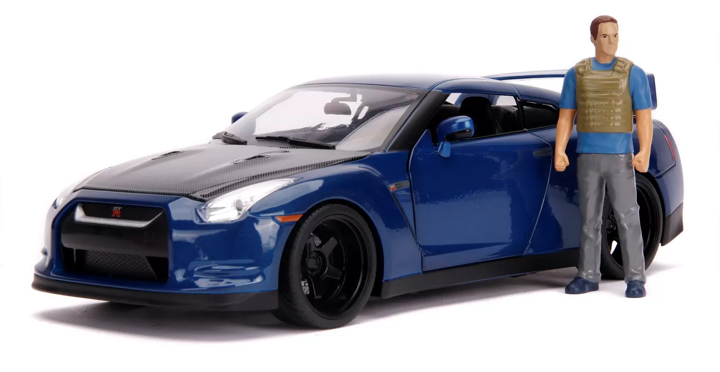 Masinuta metalica fast and furious nissan skyline scara 1:18 [2]