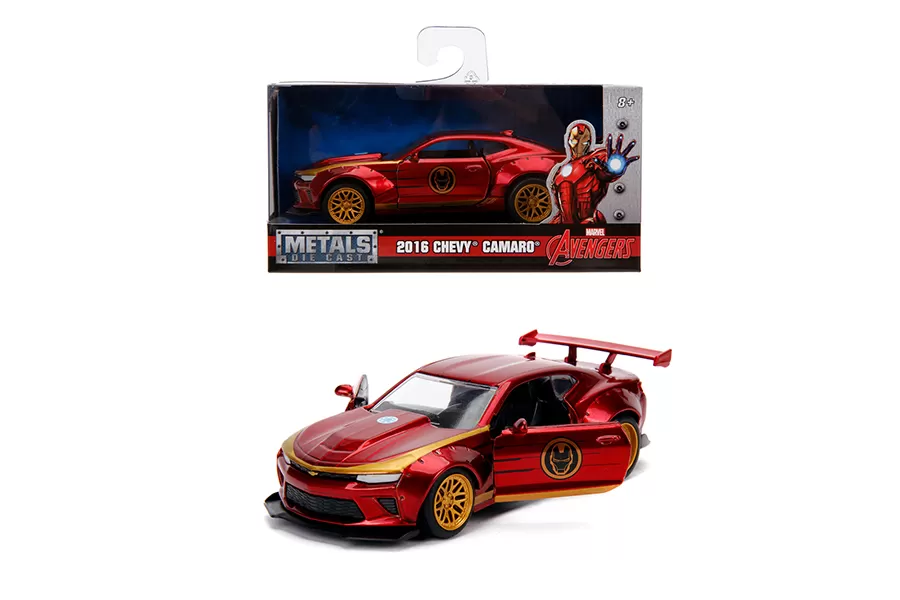 Masinuta metalica iron man 2016 chevy camaro ss scara 1 la 32 [1]