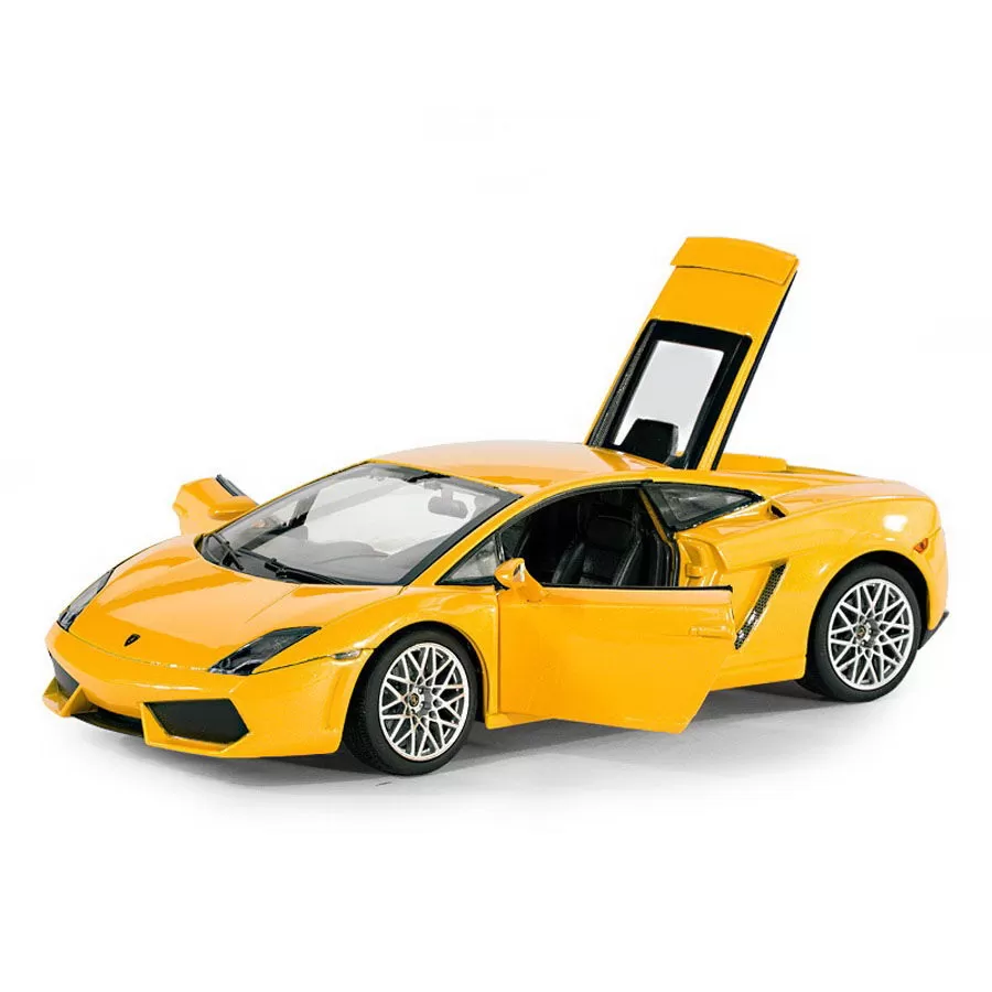 Masinuta metalica lamborghini gallardo lp560-4 galben scara 1 la 20, varsta de la 3 ani la +15 ani [2]