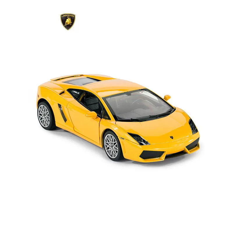 Masinuta metalica lamborghini gallardo lp560-4 galben scara 1 la 20, varsta de la 3 ani la +15 ani [4]