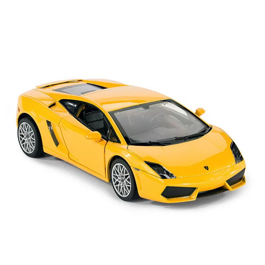 Masinuta metalica lamborghini gallardo lp560-4 galben scara 1 la 20, varsta de la 3 ani la +15 ani [5]