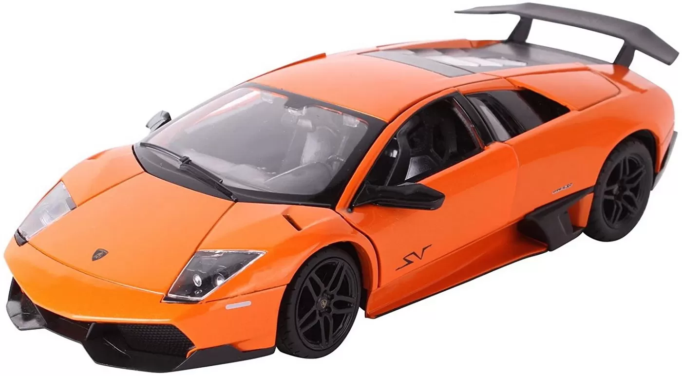 Masinuta metalica lamborghini gallardo lp560-4 portocaliu scara 1 la 20, varsta de la 3 ani la +15 ani [1]