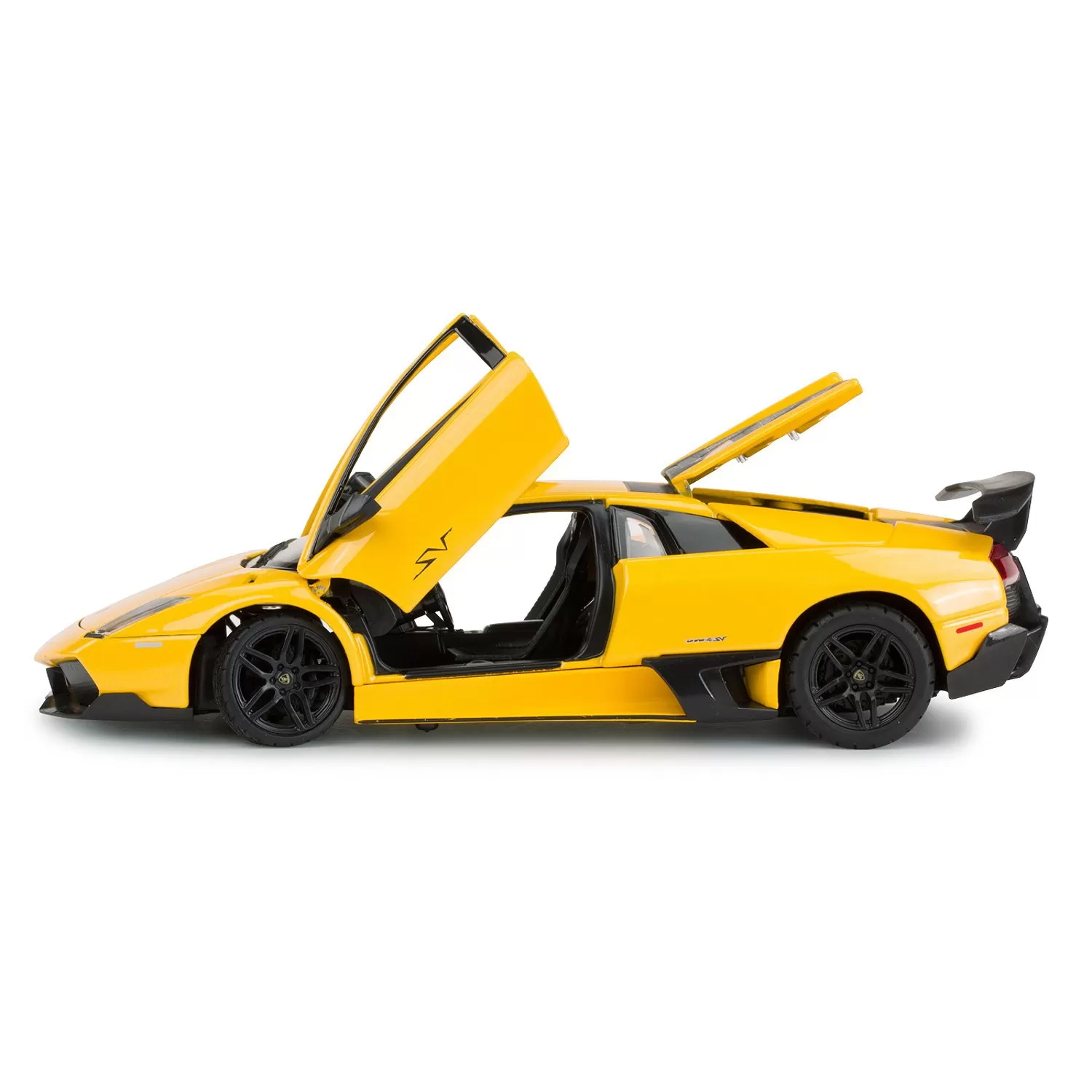 Masinuta metalica lamborghini murcielago lp670-4 galben scara 1 la 24, varsta de la 3 ani la +15 ani [5]